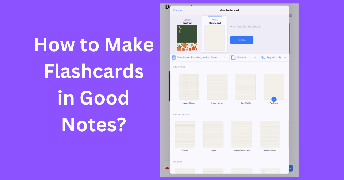 How to Make Flashcards in Good Notes?